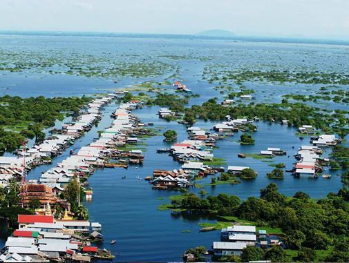 洞里萨湖水上人家之旅tarariverboat